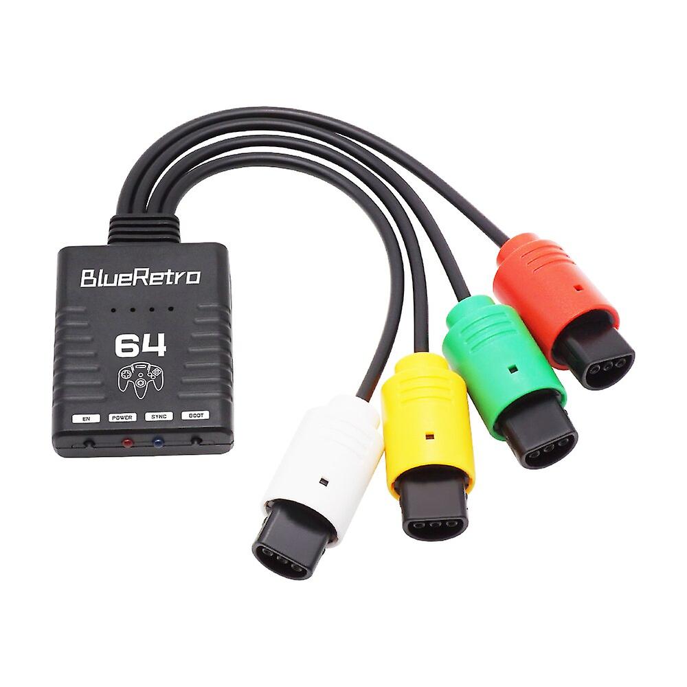 Wireless Game Controller Adapter For Nintendo 64 N64 Game Console Support Up To Four Wireless Game Controller