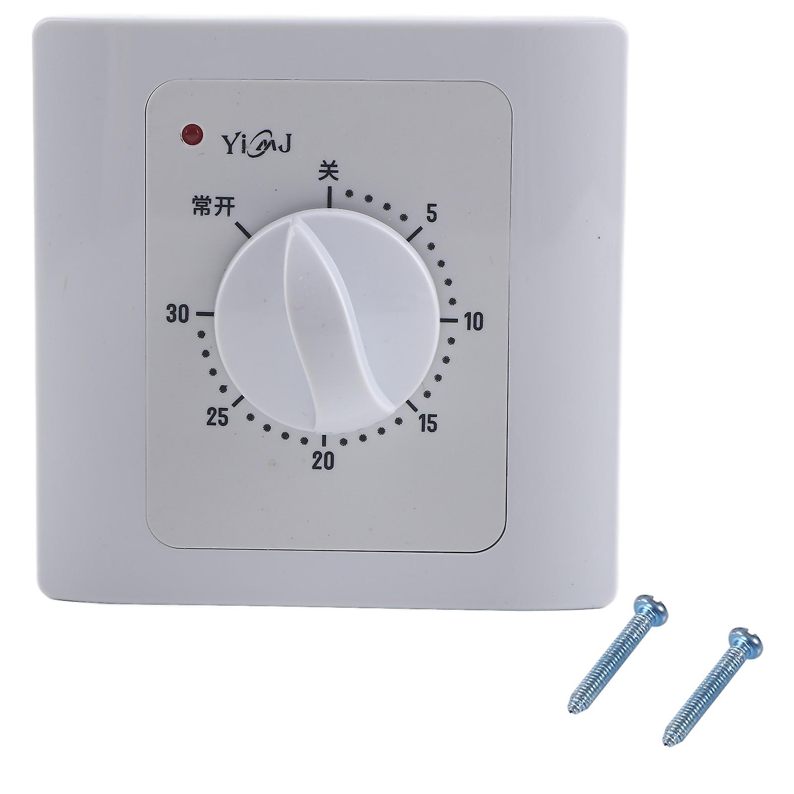 1Pc AC 220V 10A 30Min Electric Time Countdown Digital Time Plug Timer Switch Control Socket