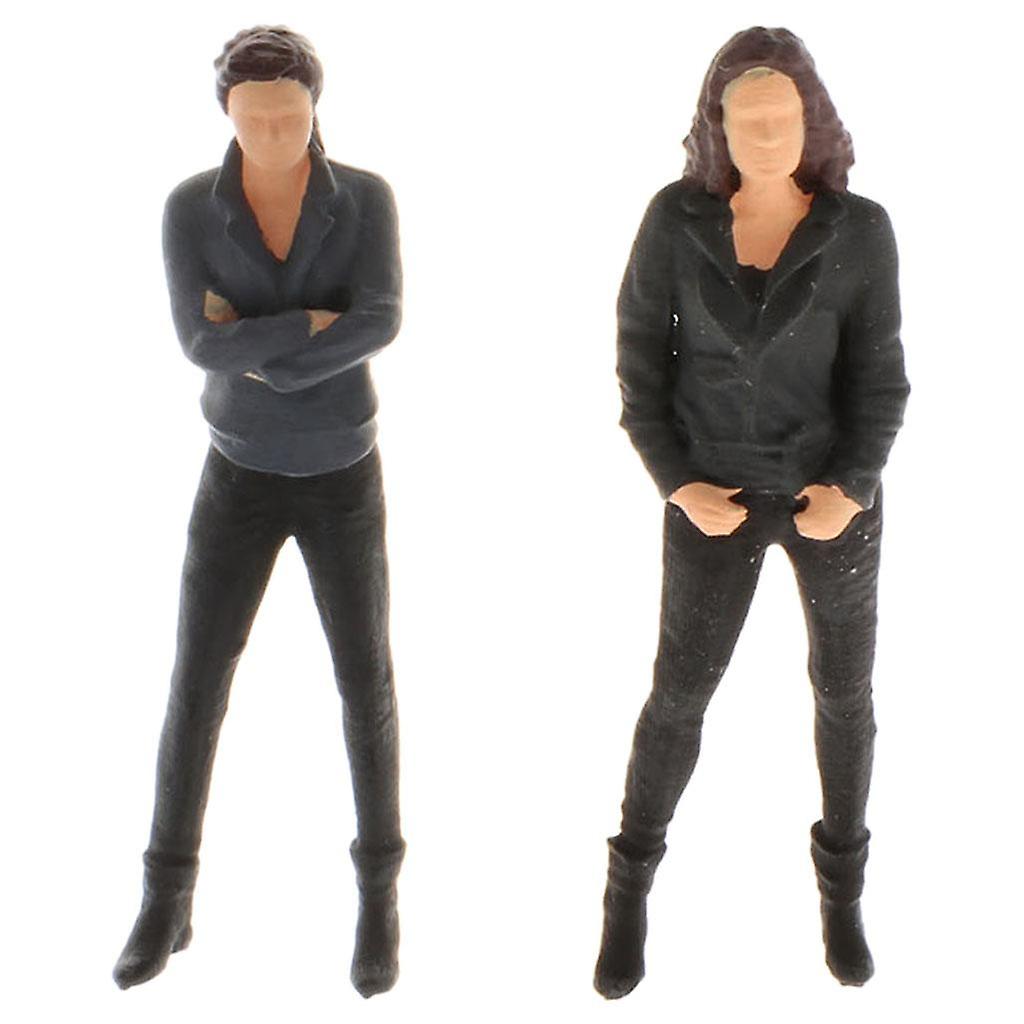 2パック 1/64 ミニチュア レーシングカー シーン キャラクターフィギュア モデル おもちゃ