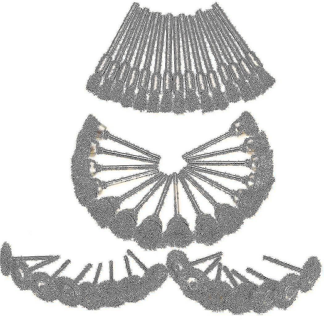 45pcs Copper Wire Brush Wheel Sanding Accessories For Rotary Grinder Tools