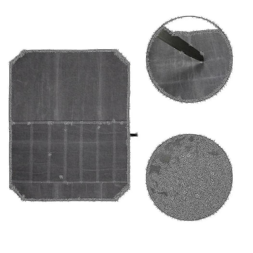 Knife Roll Case, Waxed Canvas Cutlery Knives Holders Protectors, Home Kitchen Cooking Tools And Ute