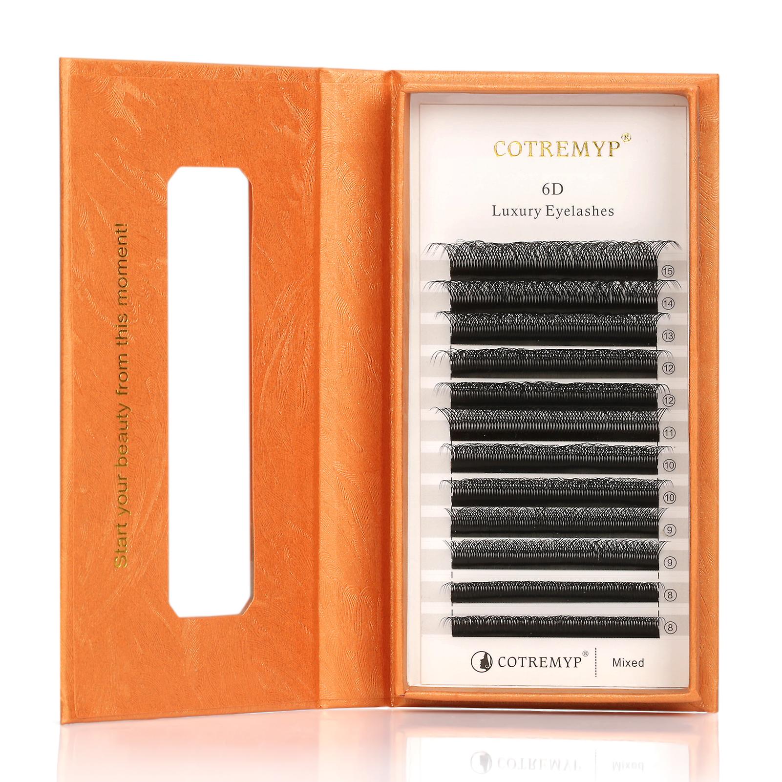 6d Reusable W-shaped False Eyelashes Thick Fluffy