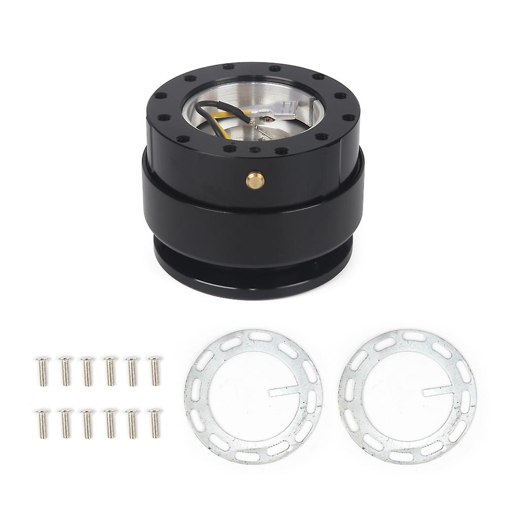 ''ding\" Sound Universal Steering Wheel Quick Release Hub Boss Kit Wheel Hub Adapter Satisfying When In Lock Position