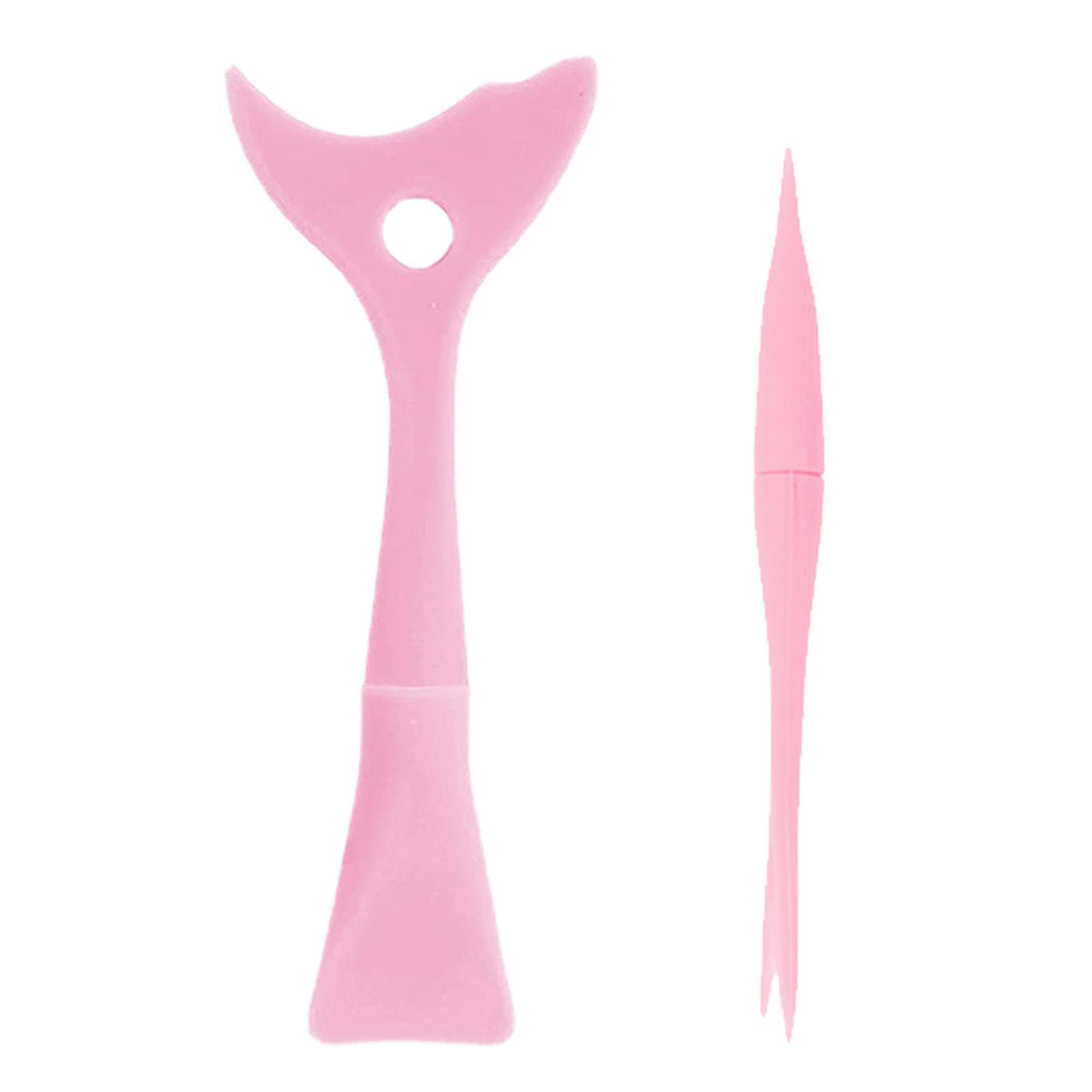 Eyeliner Stencils Marscara Drawing Aid 3 In 1 Eyelash Eyeshadow Eyeliner Applicator Guide Tool For Makeup Beginners Eye Brush