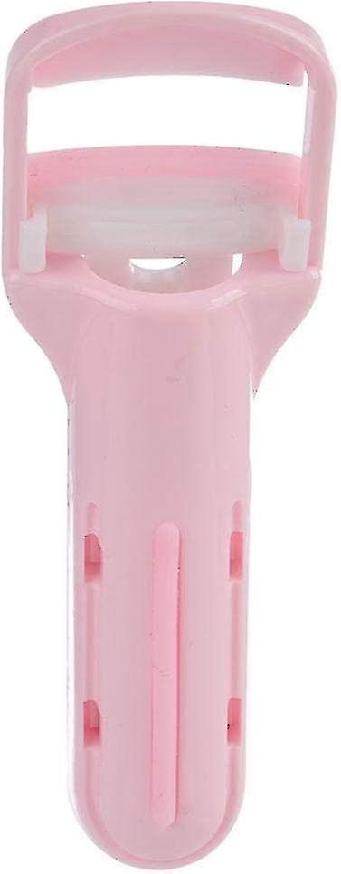 Silicone Filler And Spring Curling Iron, Pink
