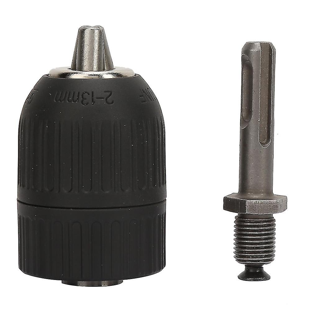 2.0-13mm Keyless Drill Chuck with 1/2-20 UNF + SDS Round Shank Adapter