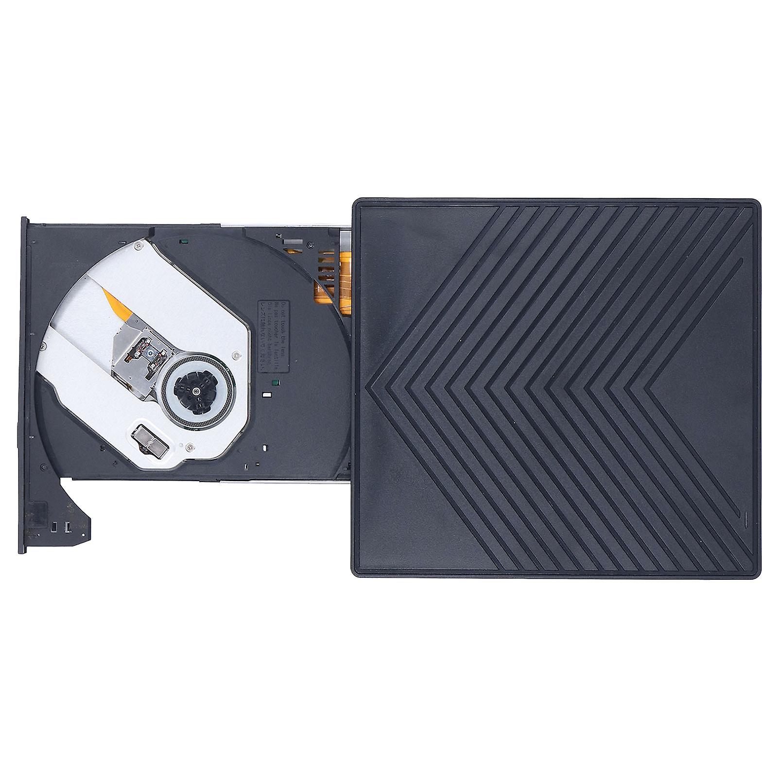 Ultra Thin 6-in-1 USB Type-C External CD DVD Drive Optical Hub