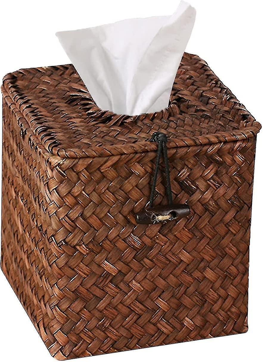 Cube Tissue Box Cover Woven Square Tissue Box SXQ