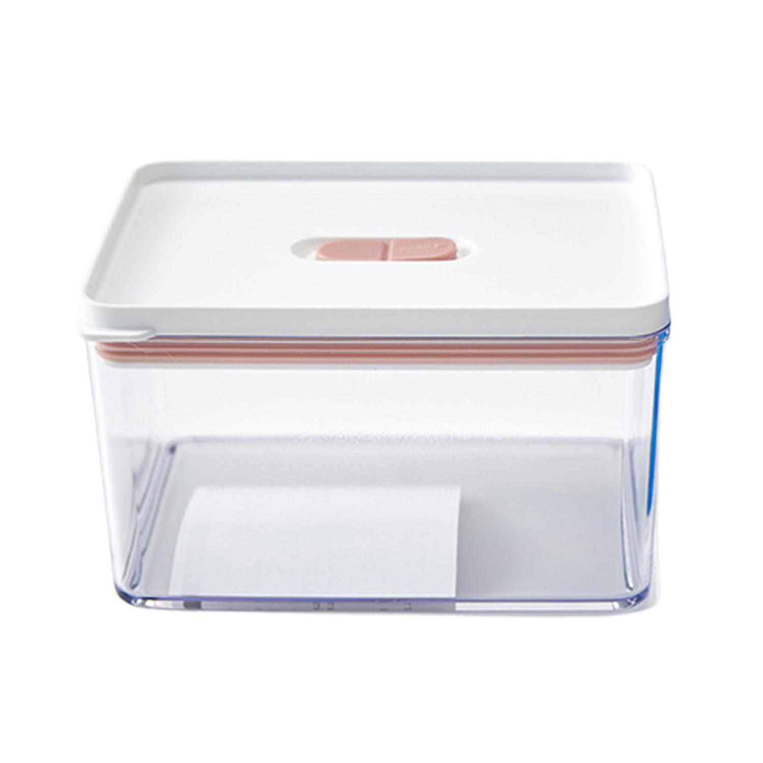 700ml/1100ml/1500ml/2300ml Storage Box with Lid Plastic Food Grade Visible Food Container Refrigerat