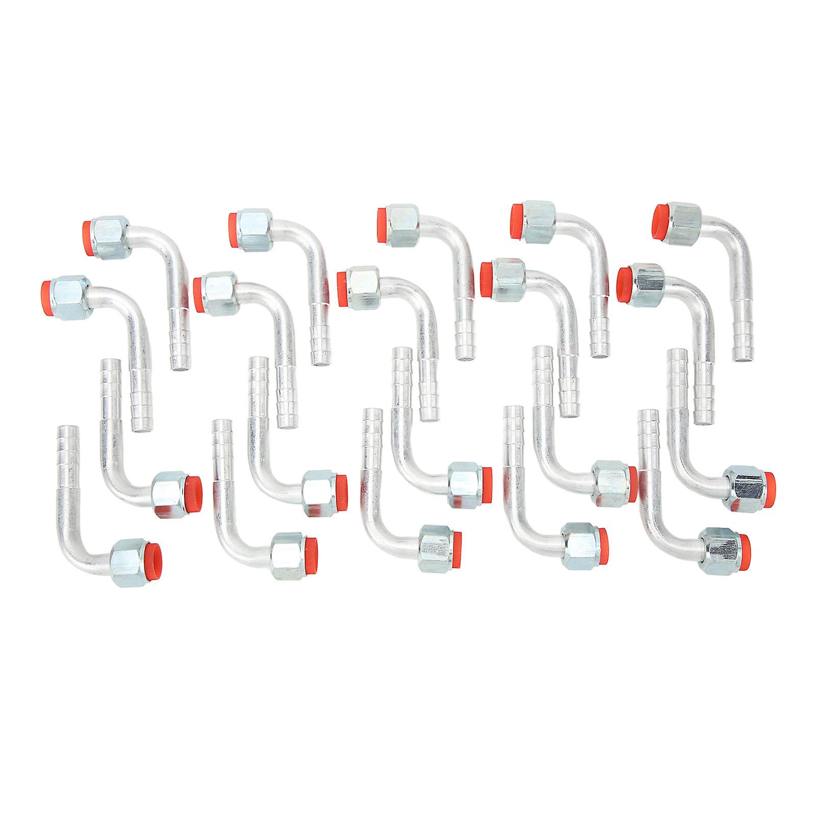 Degree O Ring Female Nut,20 Pcs Barb Fitting Degree Elbow Joint Degree Elbow Barb Fitting High-Precision Functionality