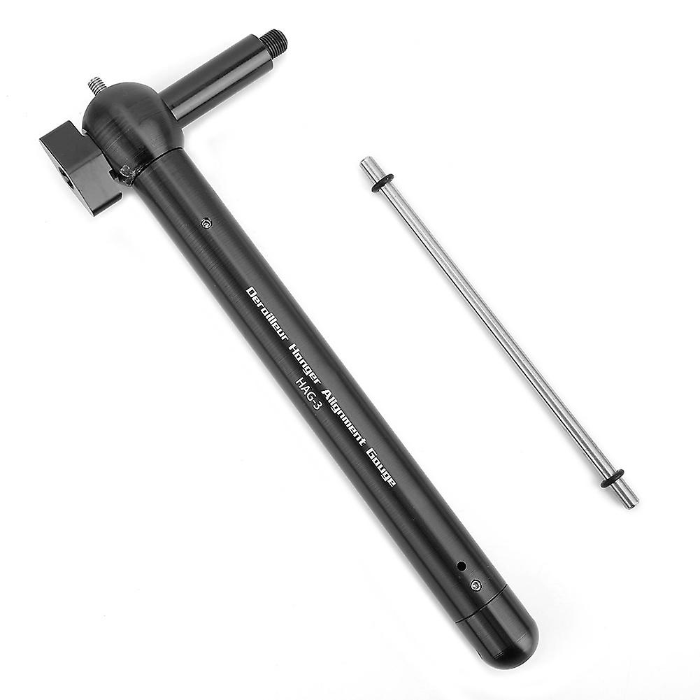 Bike Tail Hook Calibration Tools, Derailleur Hanger Alignment Gauge for Mountain Bike, Black
