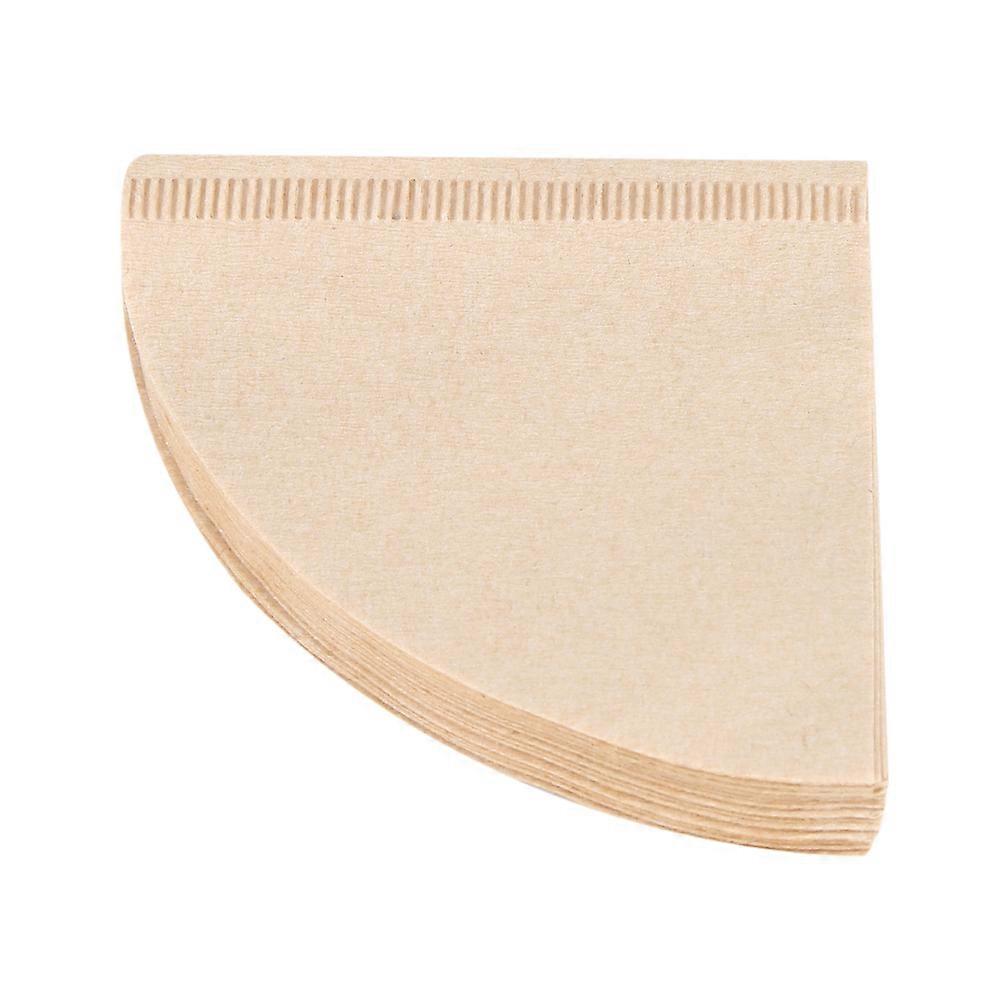 40Pcs Unbleached Natural Cone Shape Drip Coffee Cup Filter Papers  #V01