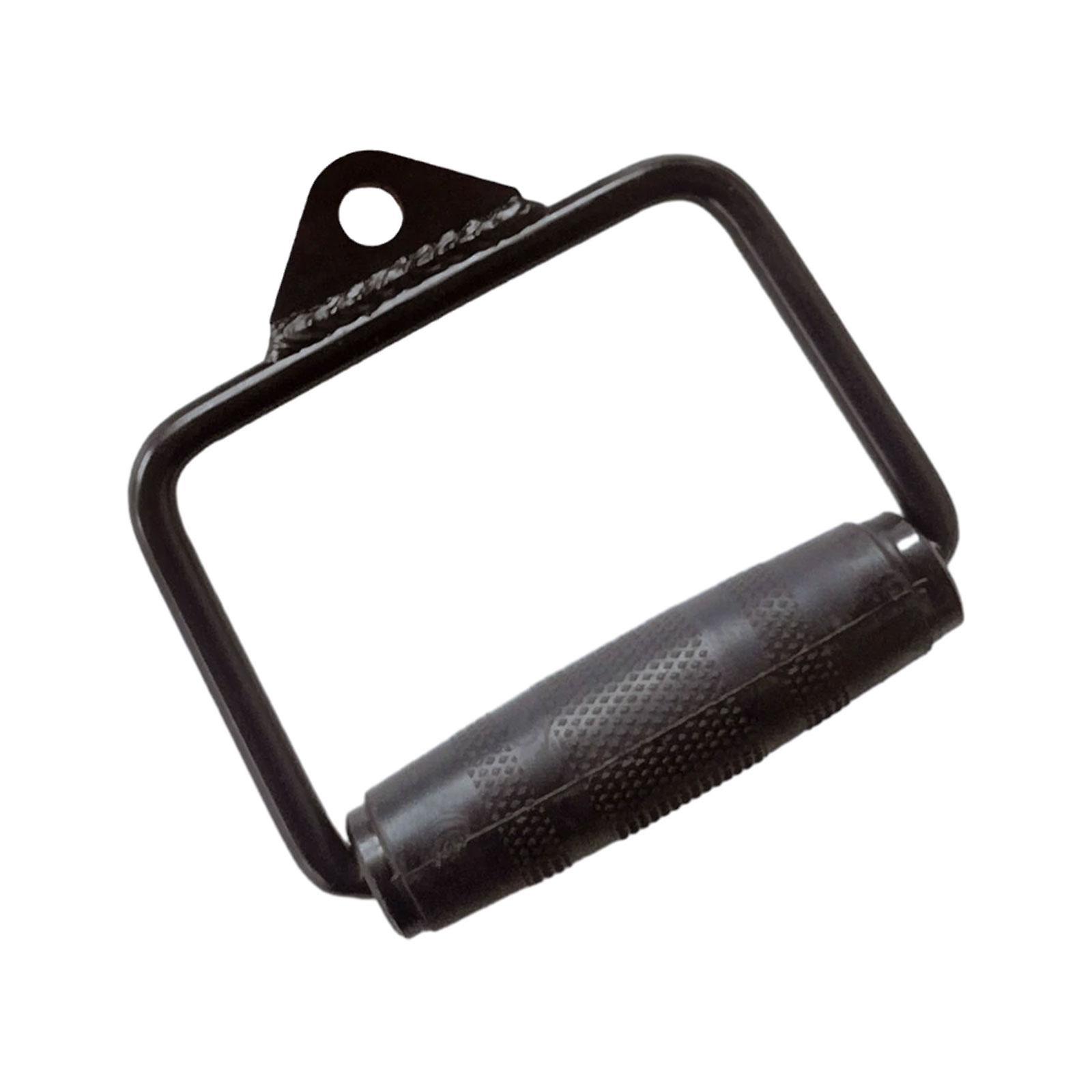 D Row Handle, Pull Down D Handle, AntiSlip Equipment Steel Biceps Cable Attachment Accessories, for Weight Workout, Exercise