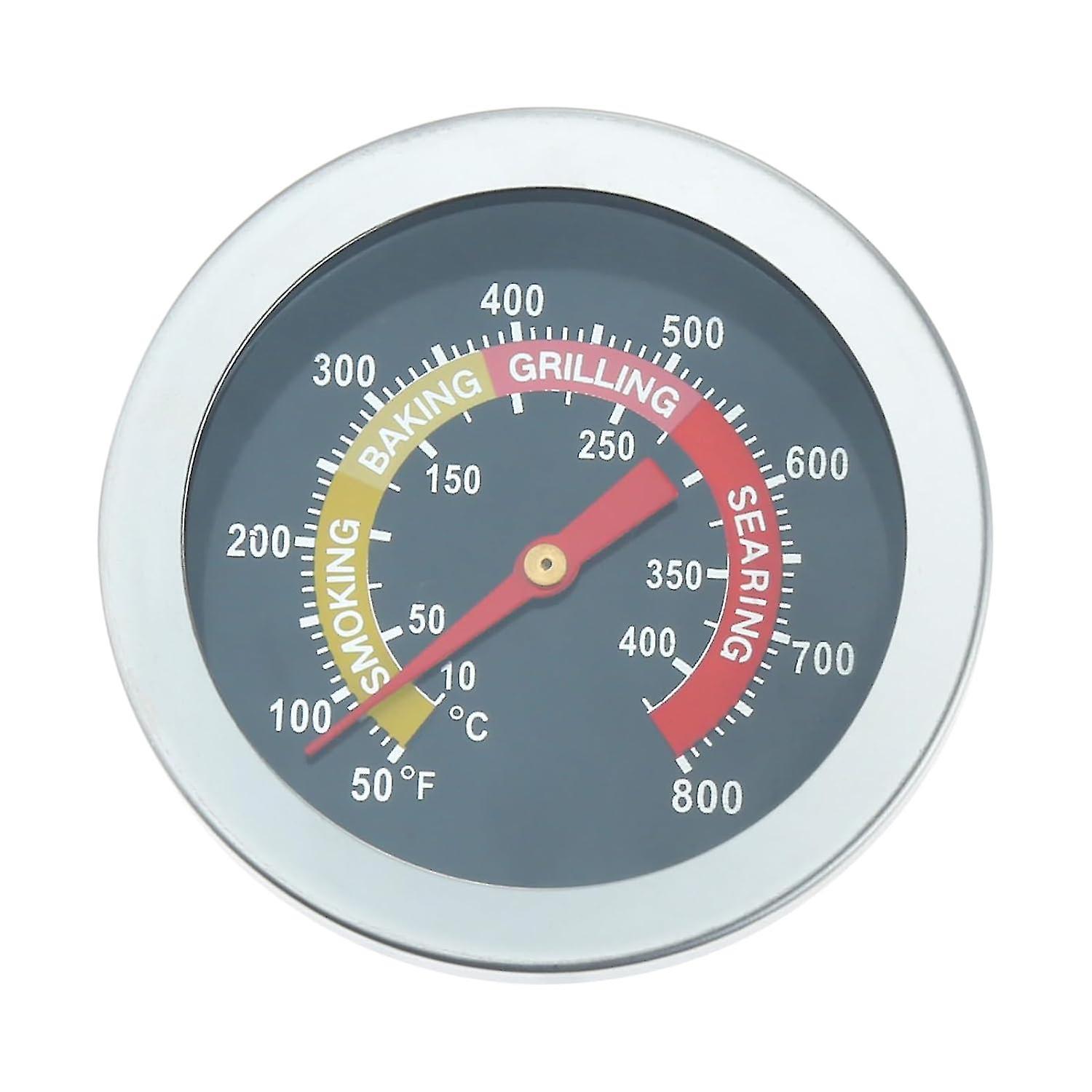 3-Inch 1000°F Thermometer Gauge – 304 Stainless, For BBQ Grill, Smoker, Or Kitchen