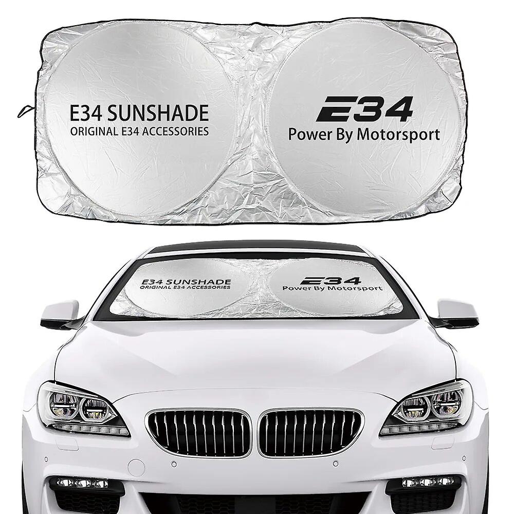 Para BMW E39 E46 E60 E87 E90 E28 E30 E34 E53 E61 E70 E91 E92 E62 E93 Parabrisas automático Protector solar anti UV Accesorios para automóviles ~ 16985