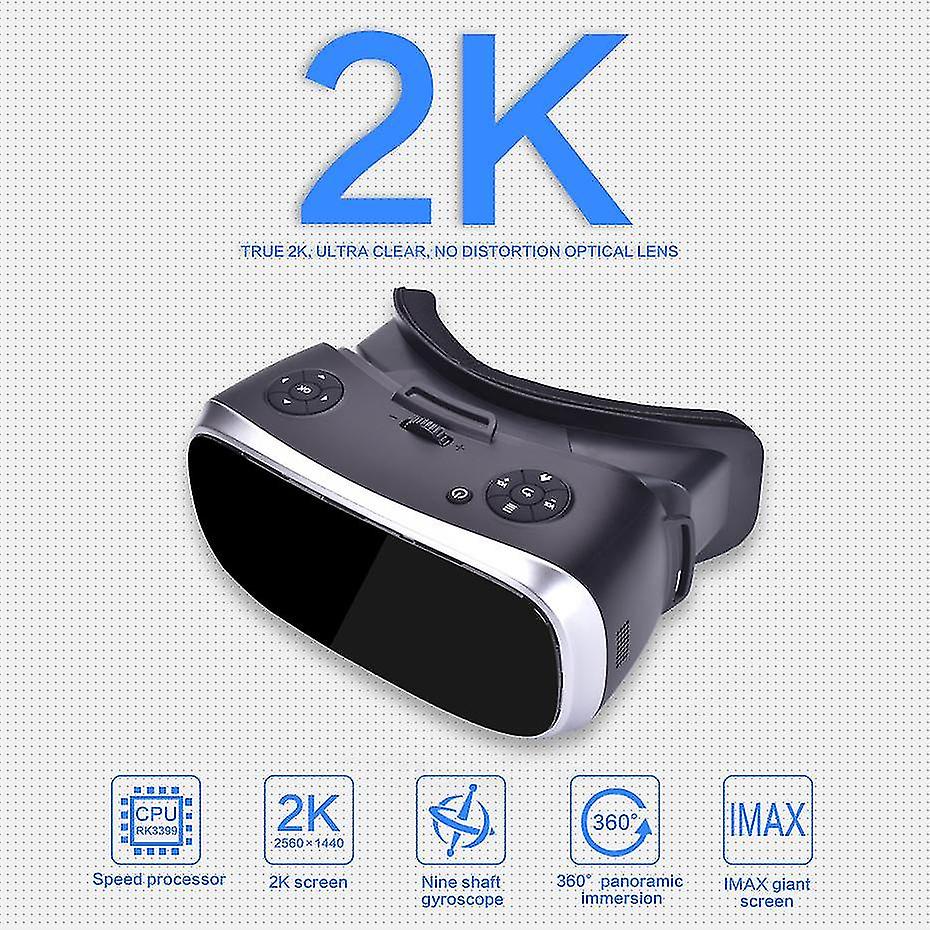 3D Glasses Virtual Reality Goggles For Ps 4 Xbox 360 Xbox One 2560*1440 P Display Hdmi-compatible Android 5.1 All In One Vr