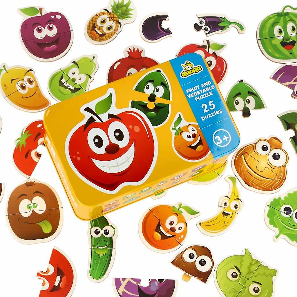 Fruit/Vegetable Jar Puzzle 25 Puzzles
