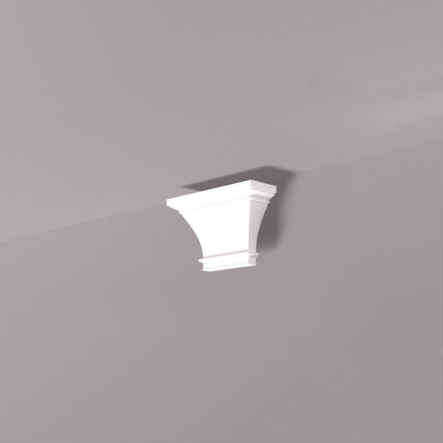 NMC 1 x Pilaster capital PC2 ARSTYL 33 cm x 9,6 cm x 22,4 cm white Rigid polyurethane foam pre-primed lightweight, sturdy, dimensionally stable