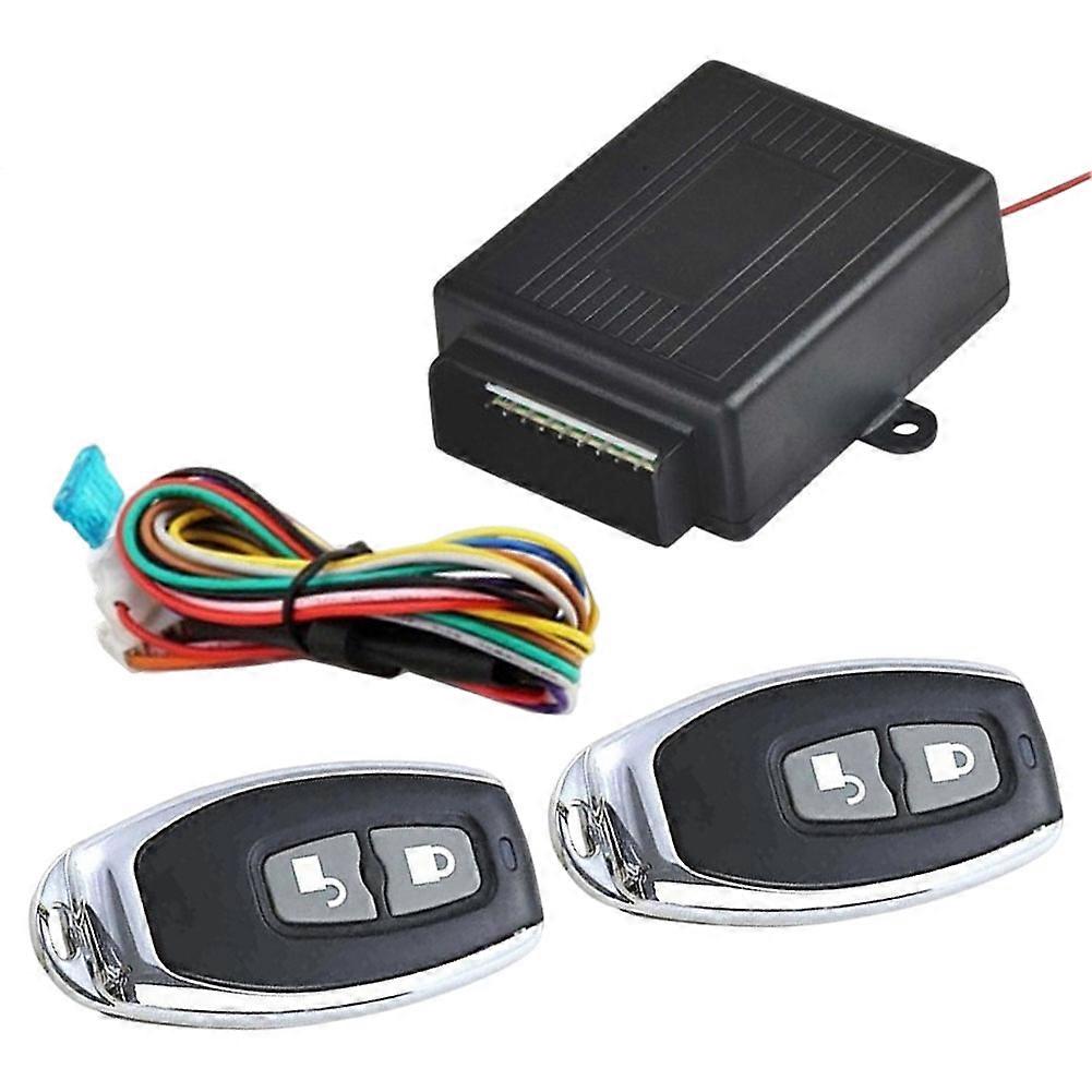 12V Vehicle Car Key Systems Key blade less Entry System 2 Button Remote Control Auto Locking Security less Entry Kit Universal
