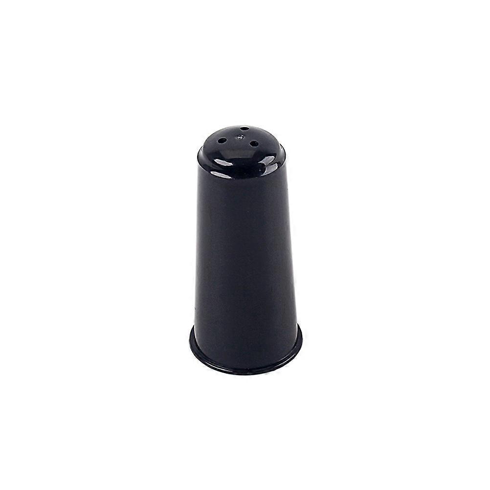 Soprano Saxophone Cap Plastic Bb Saxophone Mouthpiece Protective Cap (Black)