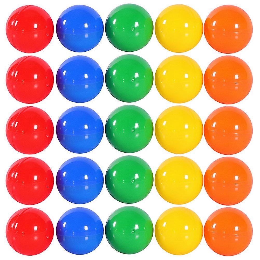 50Pcs Lottery Balls Colored Raffle Balls Openable Raffle Balls Small Lottery Balls Table Game Balls