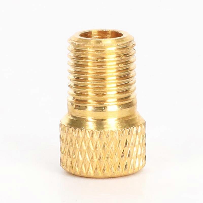 Brass Presta Valve Adapter - Convert Presta To Schrader - Inflate Tire Using Standard Bike Pump Or Air Compressor