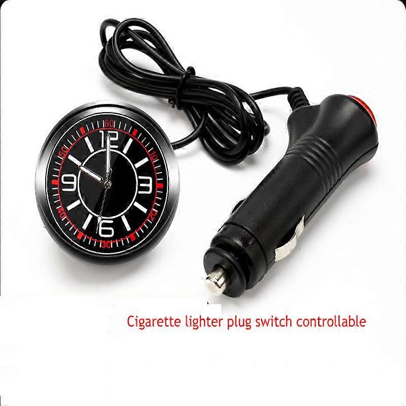 Luminous Clock Car Electronic Watch Car Clock Car Timetable Clock Electronic Clock Quartz Watch Ornaments