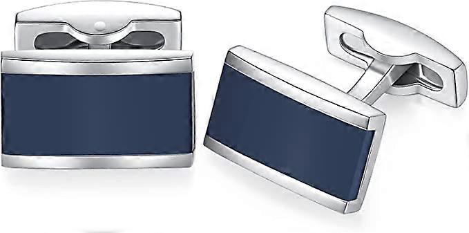 Kongque - Mens Rectangle Business Wedding Cufflinks