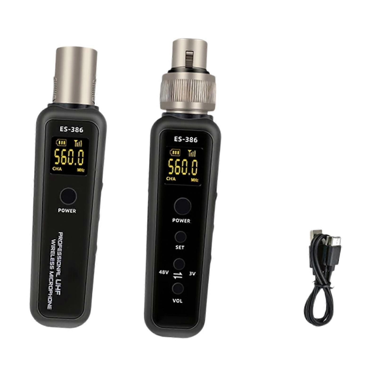 Wireless Microphones Transmitter Receiver for PA System Electronic Keyboards