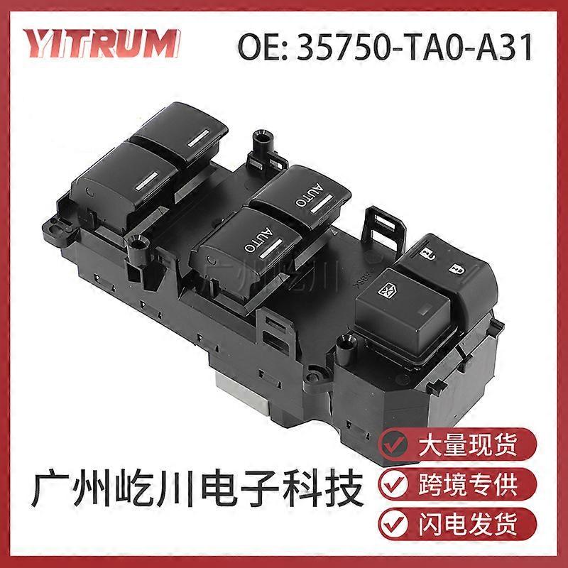 35750-TA0-A31 Applicable to Honda 8th Generation Accord Window Lift Switch Electric Window Control Switch