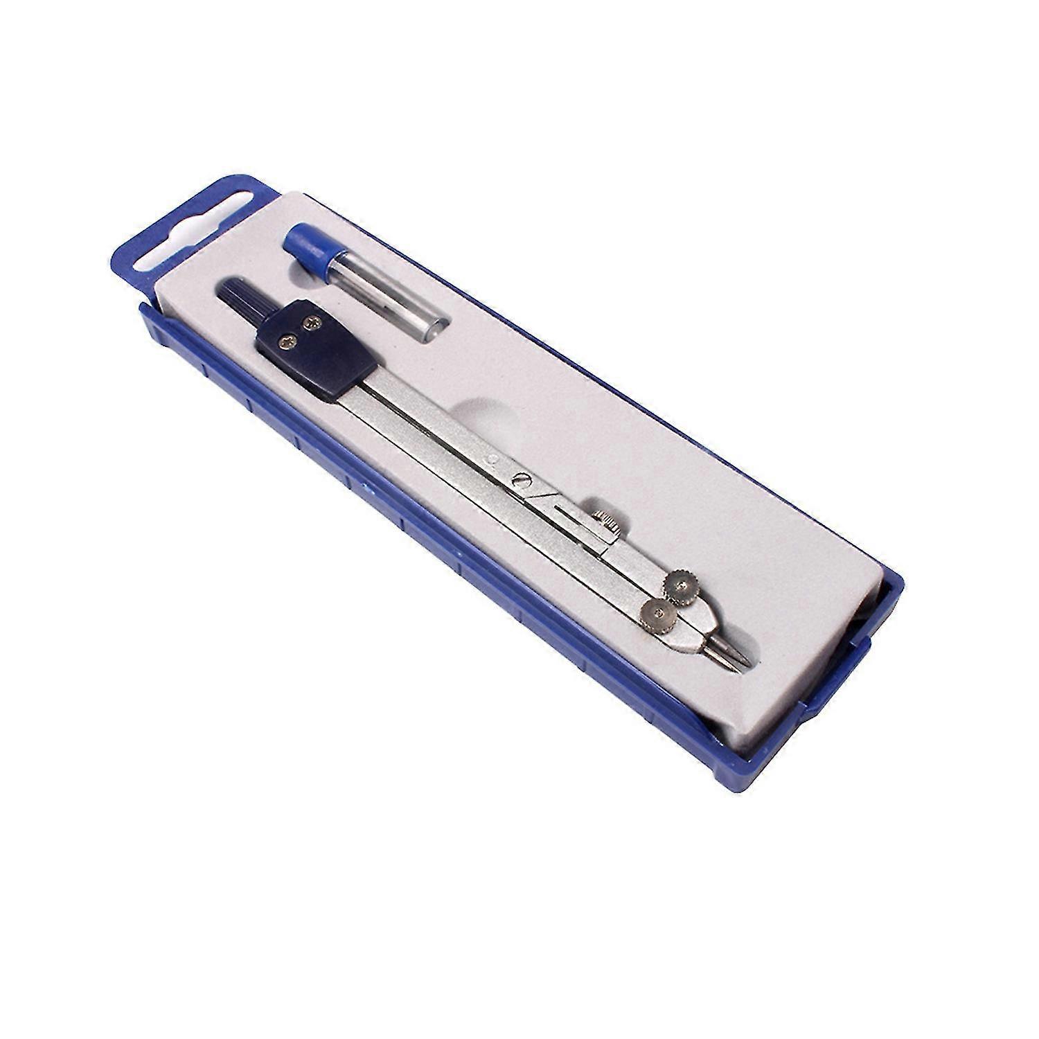 Professional Metal Drawing Compass Drafting Tools with Lead Refill for Student Math Geometry School