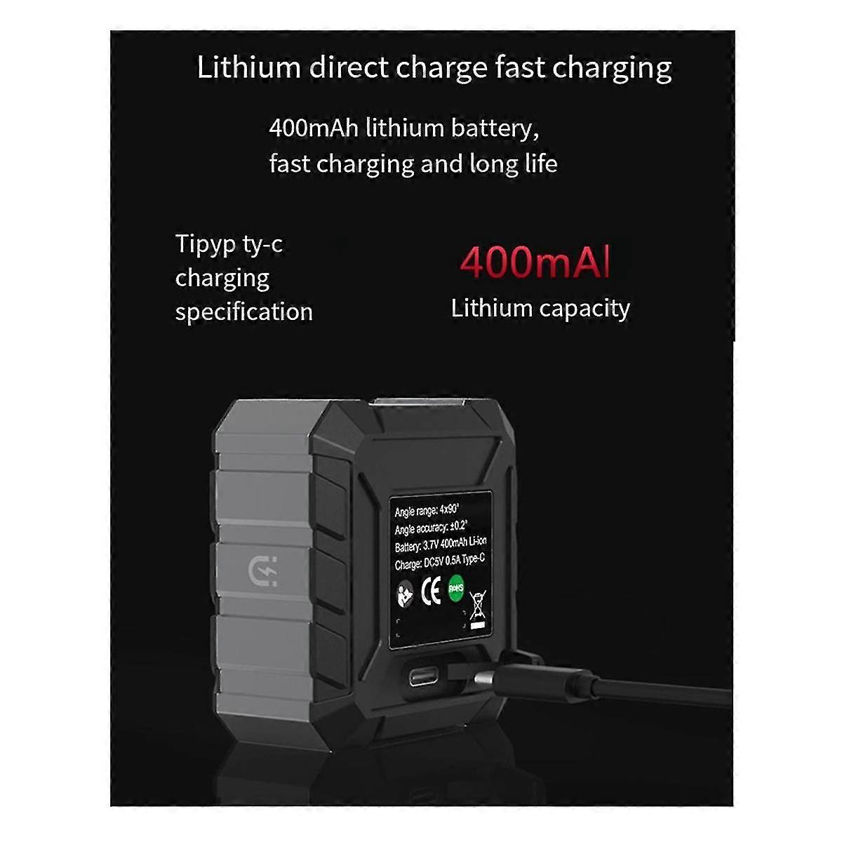 Sw101a Angle Protractor 360 Degree Mini Electronic Digital Protractor Inclinometer Angle Finder Ga