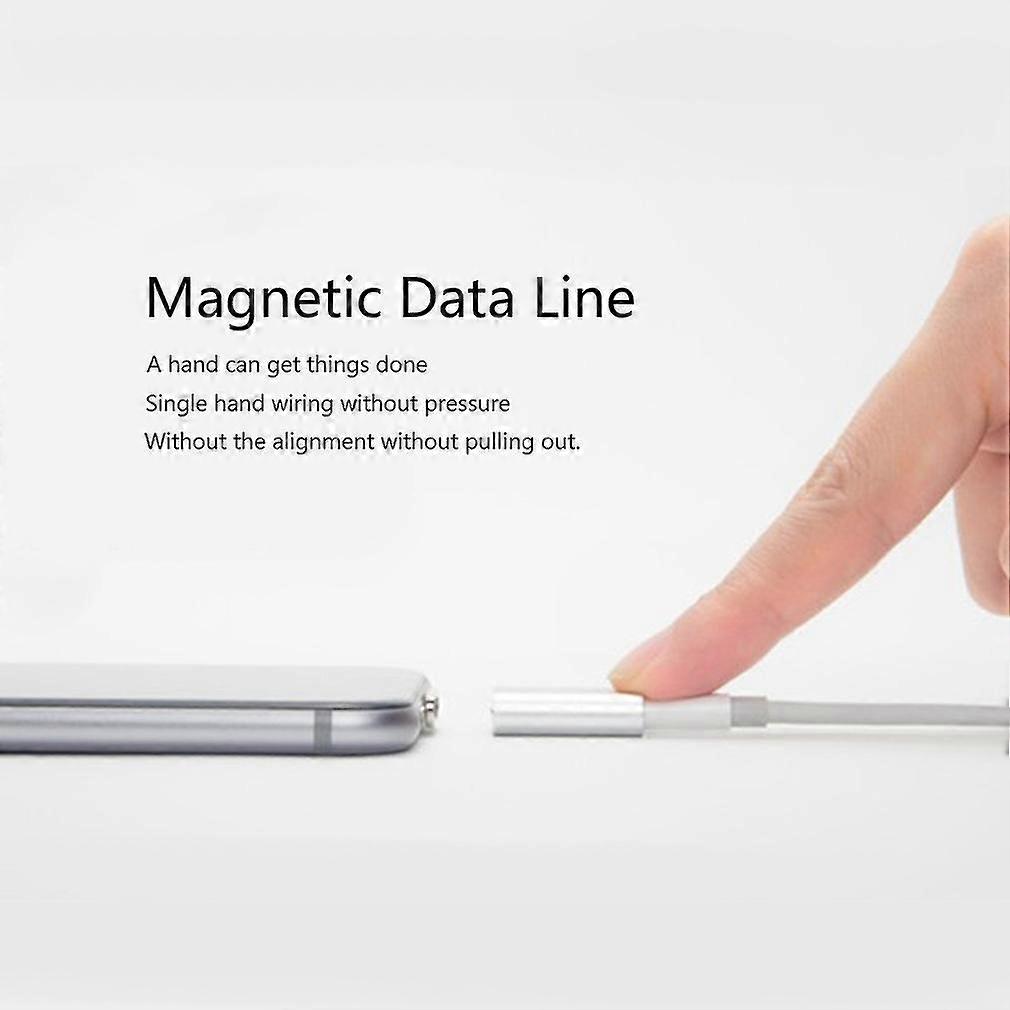 P10 Magnetic Data Line Charging Cable Charger Two-in-one Data Line For Android
