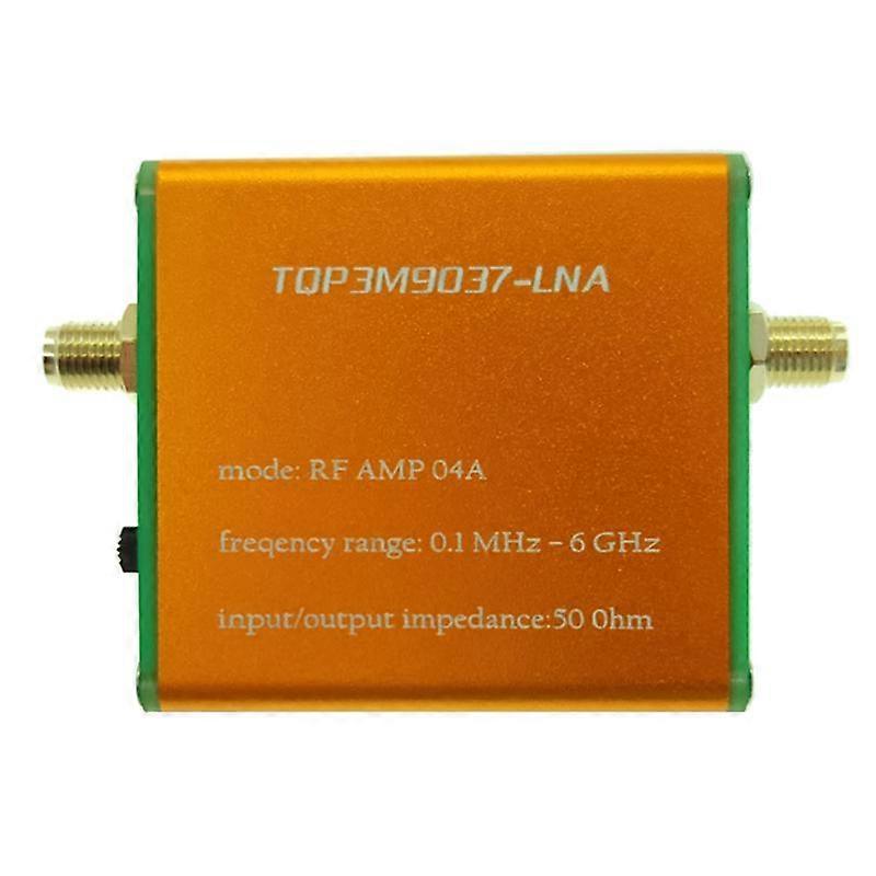 100K-6GHz All Band Amplifier HF FM VHF UHF RF Preamplifier High Linearity Ultra-Low Noise Gain Ampl