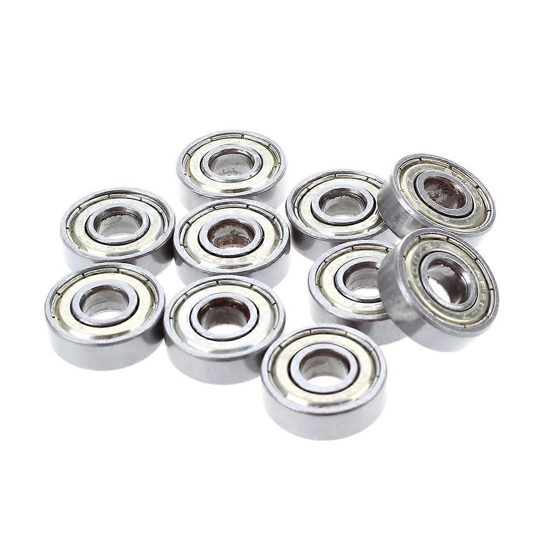 10 pcs. miniature deep groove 608 ZZ 8 x 22 x 7mm Bearing Steel