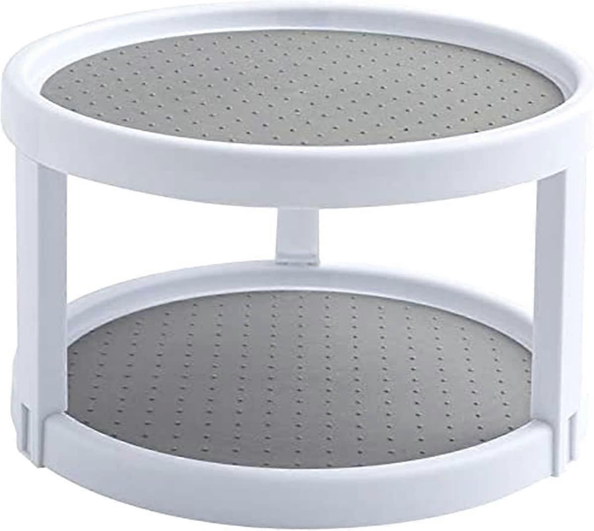 Rotating Spice Rack, Revolving Tray For Spices Condiments Kitchen Storage, Multi-Function For Kitchen Storage(Double Layer)