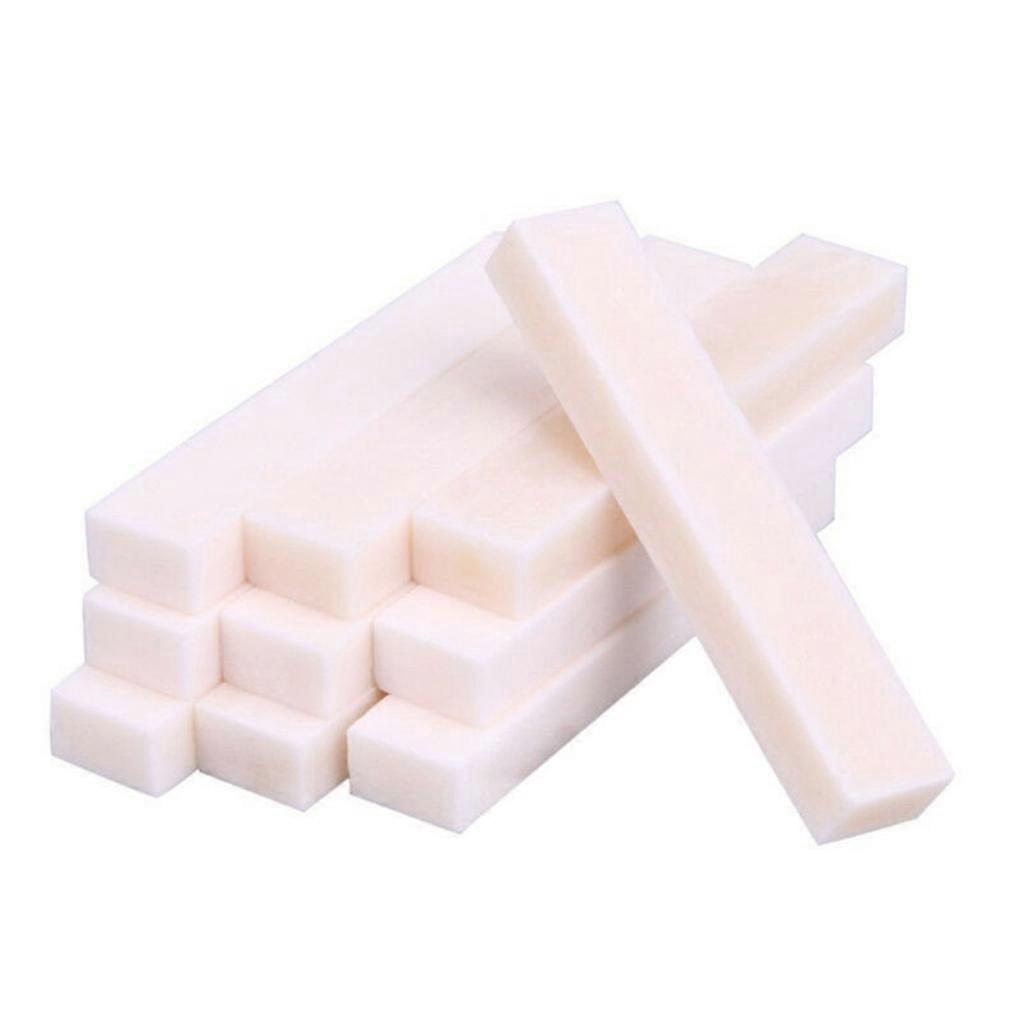 10Pcs Mandolin, Banjos, Ukulele Blanks Bone Nut String Pillow Bone Nut Saddles