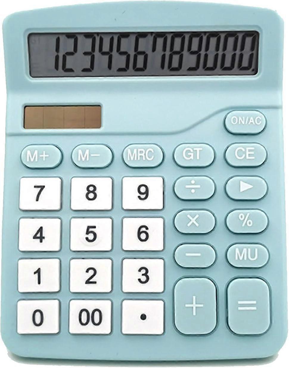 Color 12-Digit Solar Scientific Calculator Financial Office Computer Calculators Large Display Offic