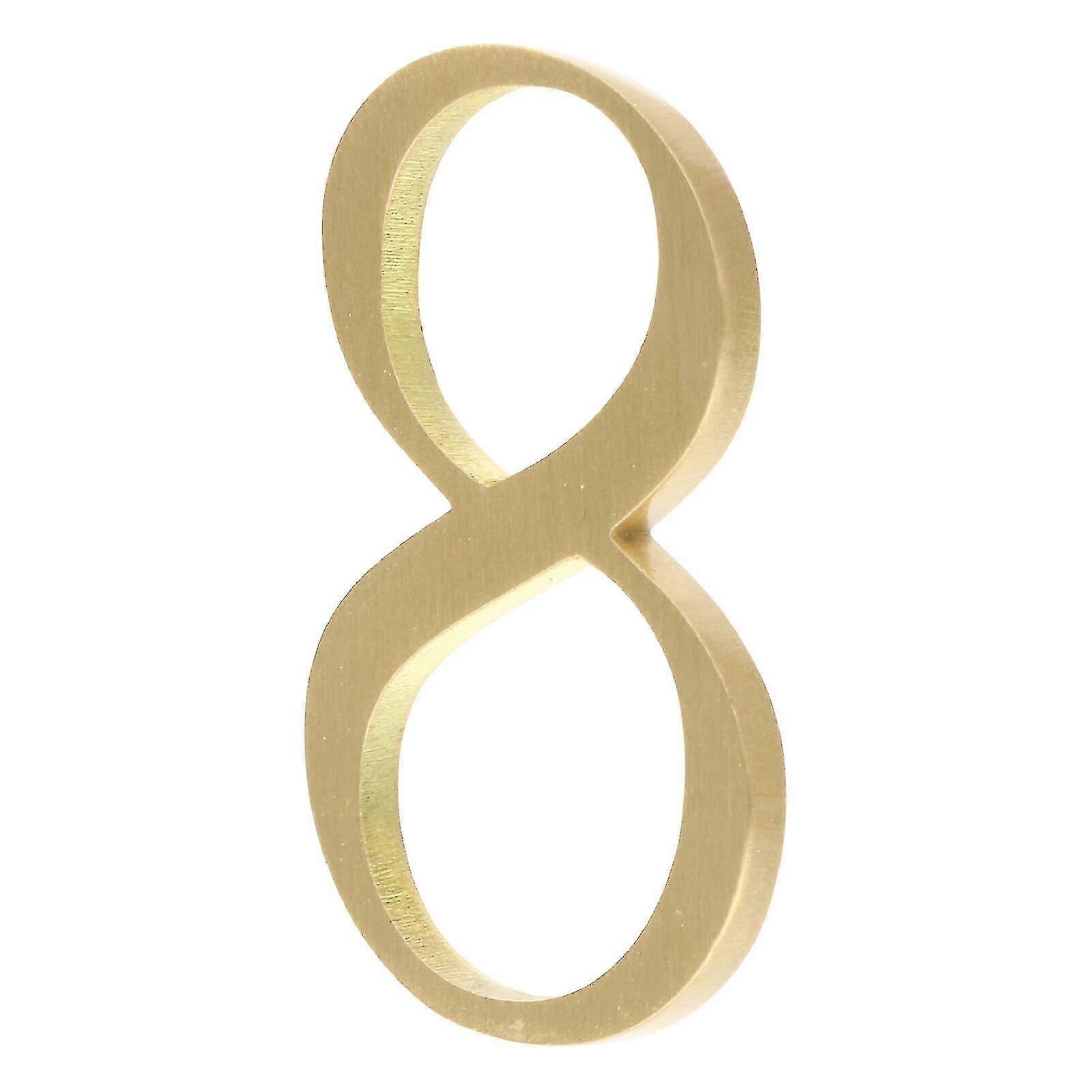 1pc Copper Door Number House Number Mailbox Number Street Address Number