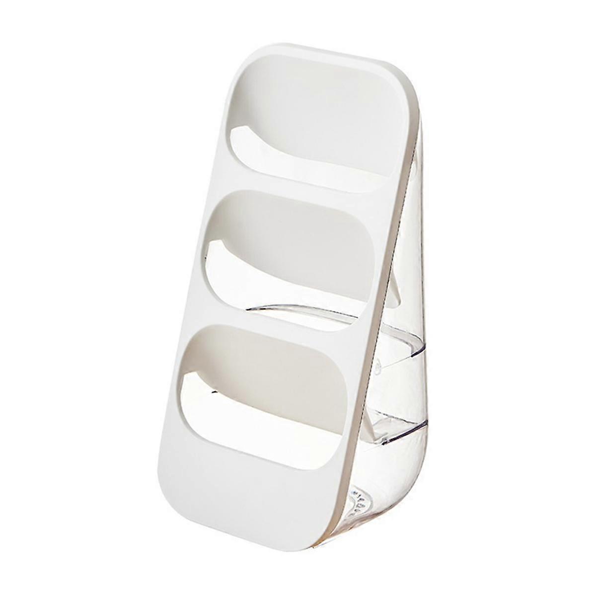 Multi-Functional Kitchen Storage Rack for Utensil & Silverware Drainer Holder, Forks, Spoons, Knives, Napkins White
