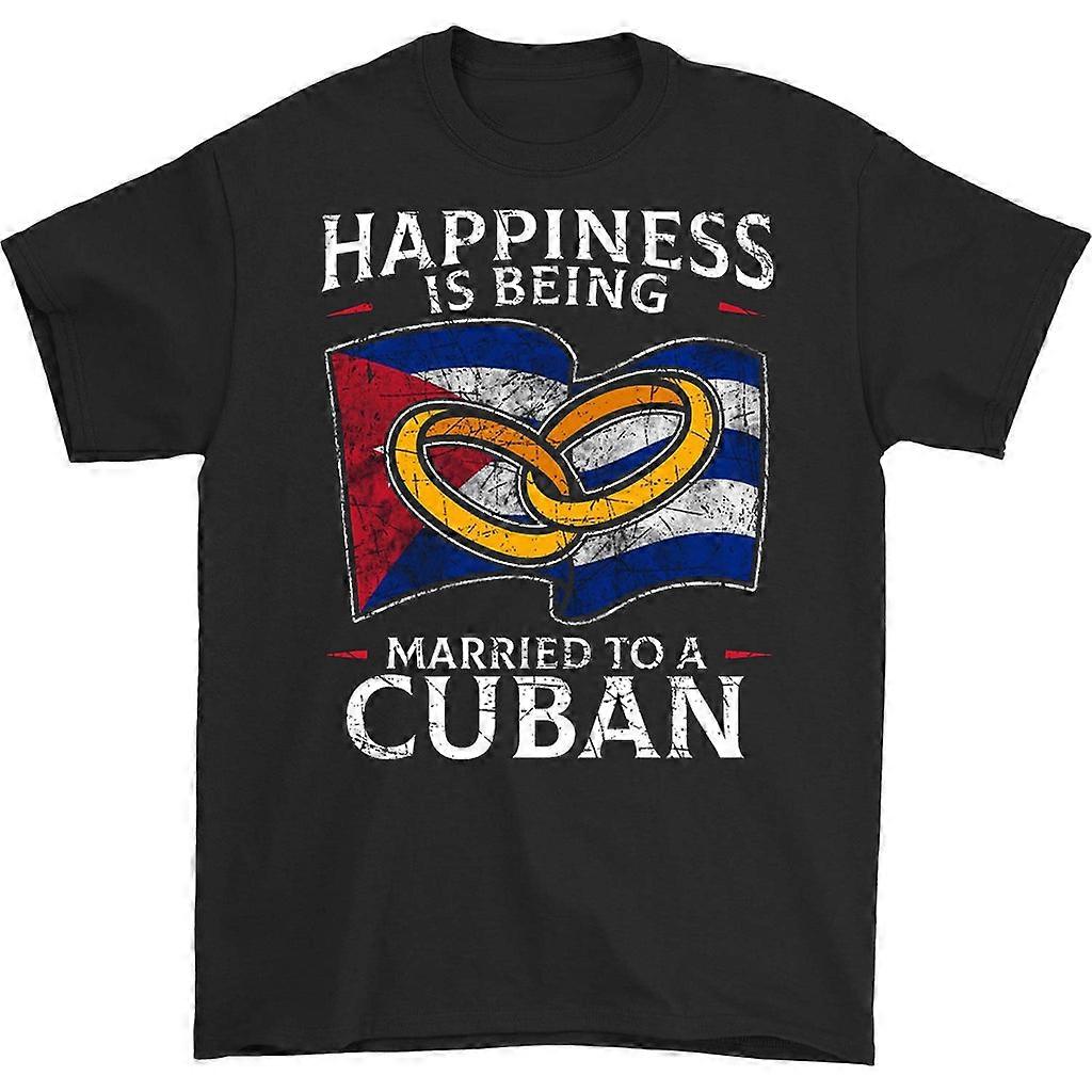 Felicidade é estar casado com uma camiseta cubana