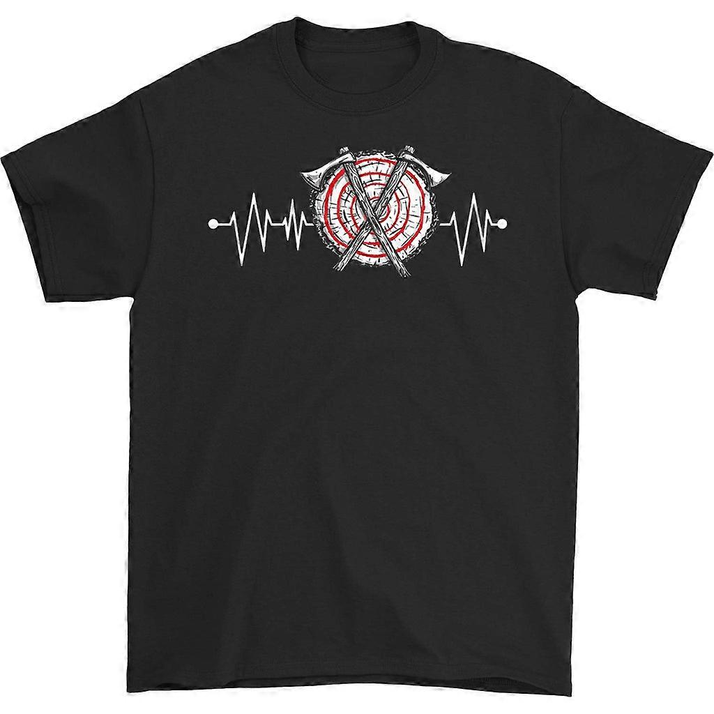 Øksekasting Heartbeat T-skjorte