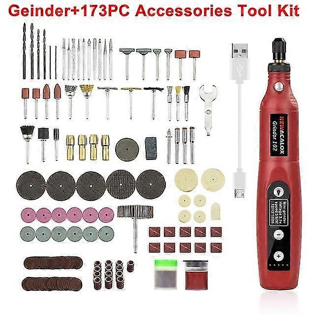 Usb charging variable speed mini grinder machine rotary tools kit grinder set