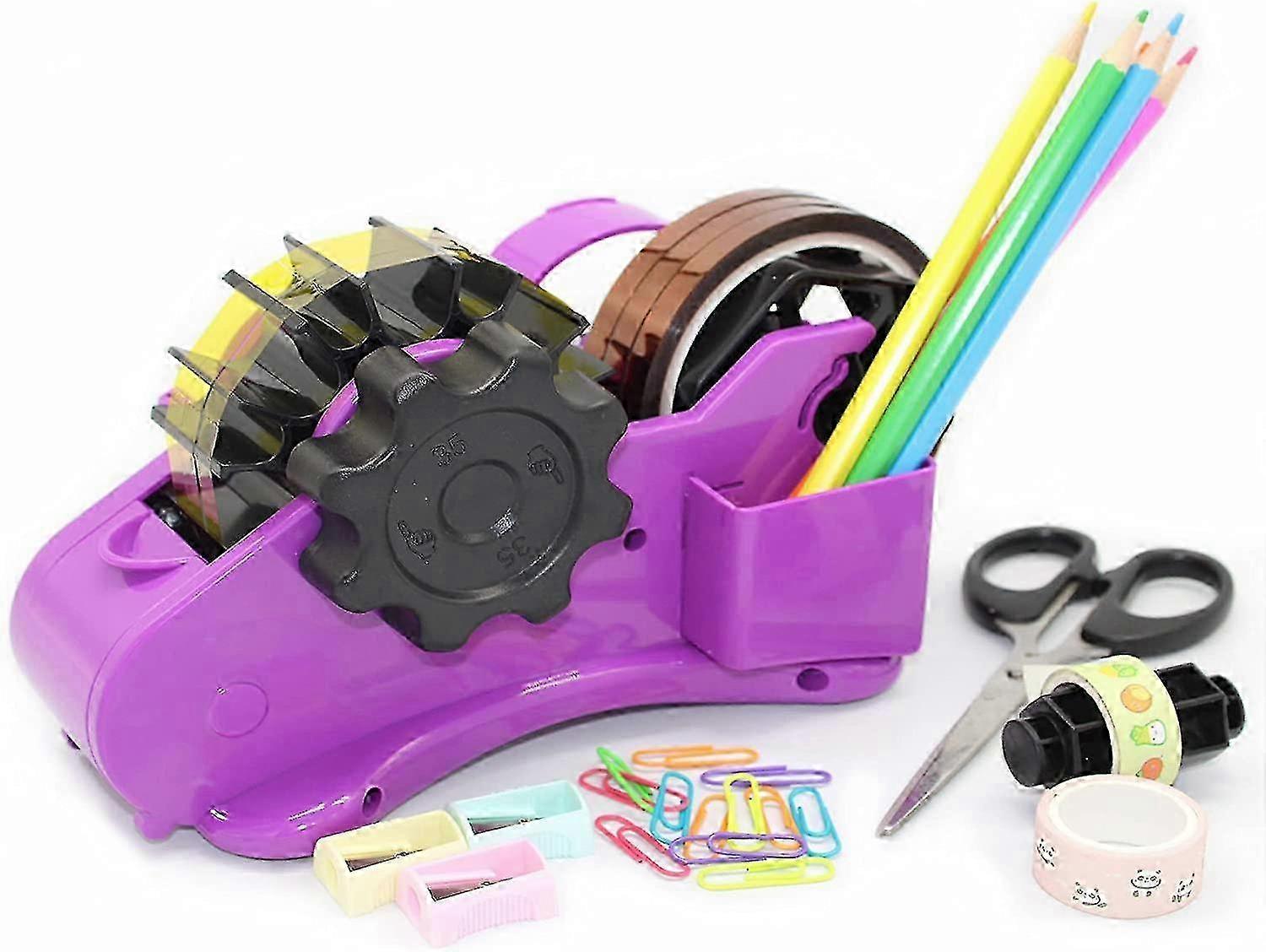 Mignon Distributeur de ruban adhésif Bureau pondéré, unique Wrap Buddy Heat Tape Distributeur Holder Sublimation