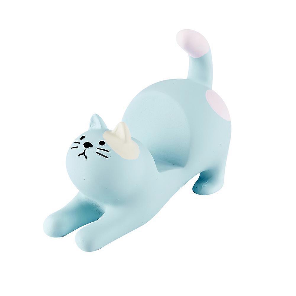 Cute Cat Phone Stand Holder Personalized Resin Desktop Ornament Home Decoration
