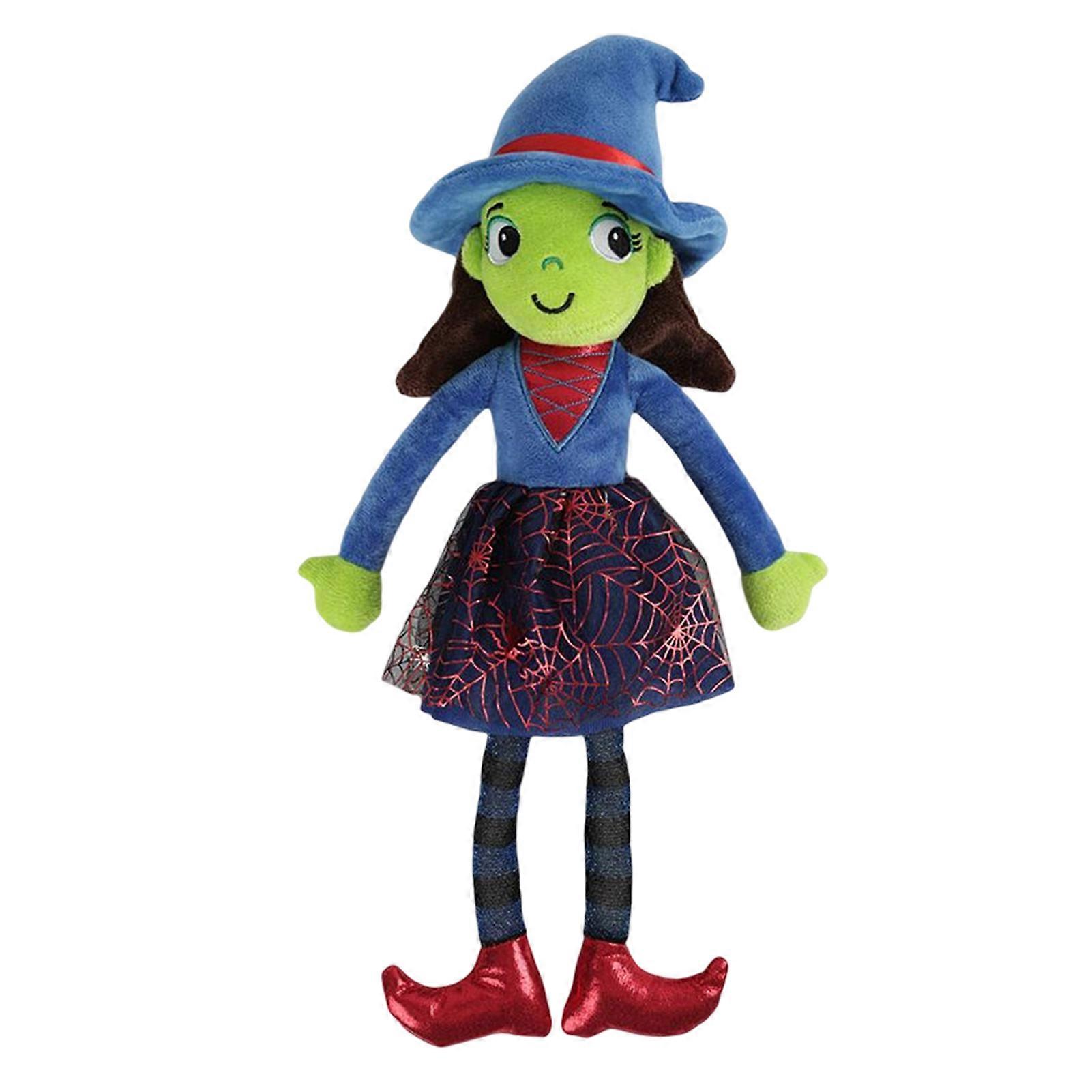 Halloween Witch Plush Doll Soft and Comfortable Fabic Gift for Halloween Birthday