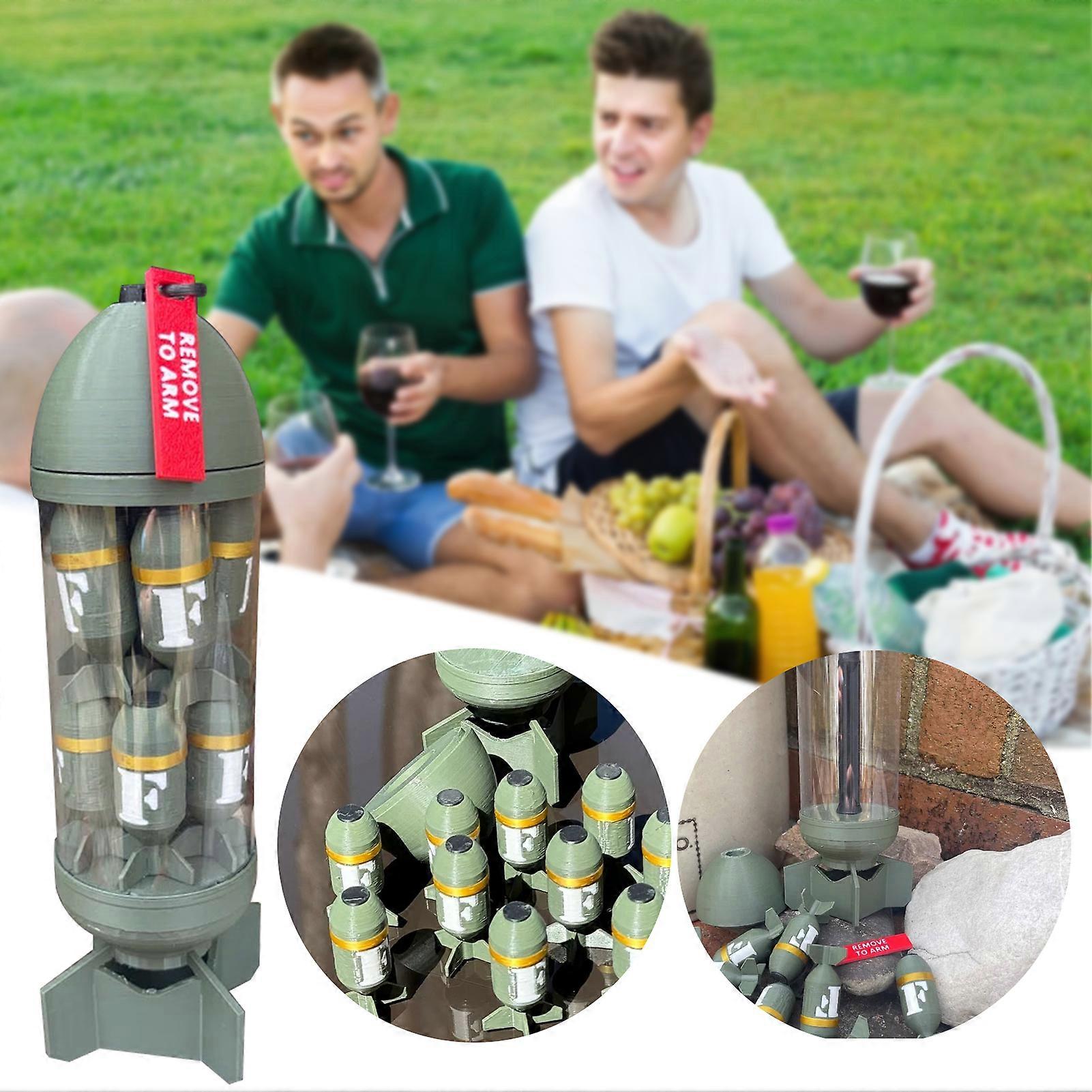 10pcs Cluster F-Bomb leketøy med Large Shell Anti Stress Avslappende kuler Gaver til voksne Menn