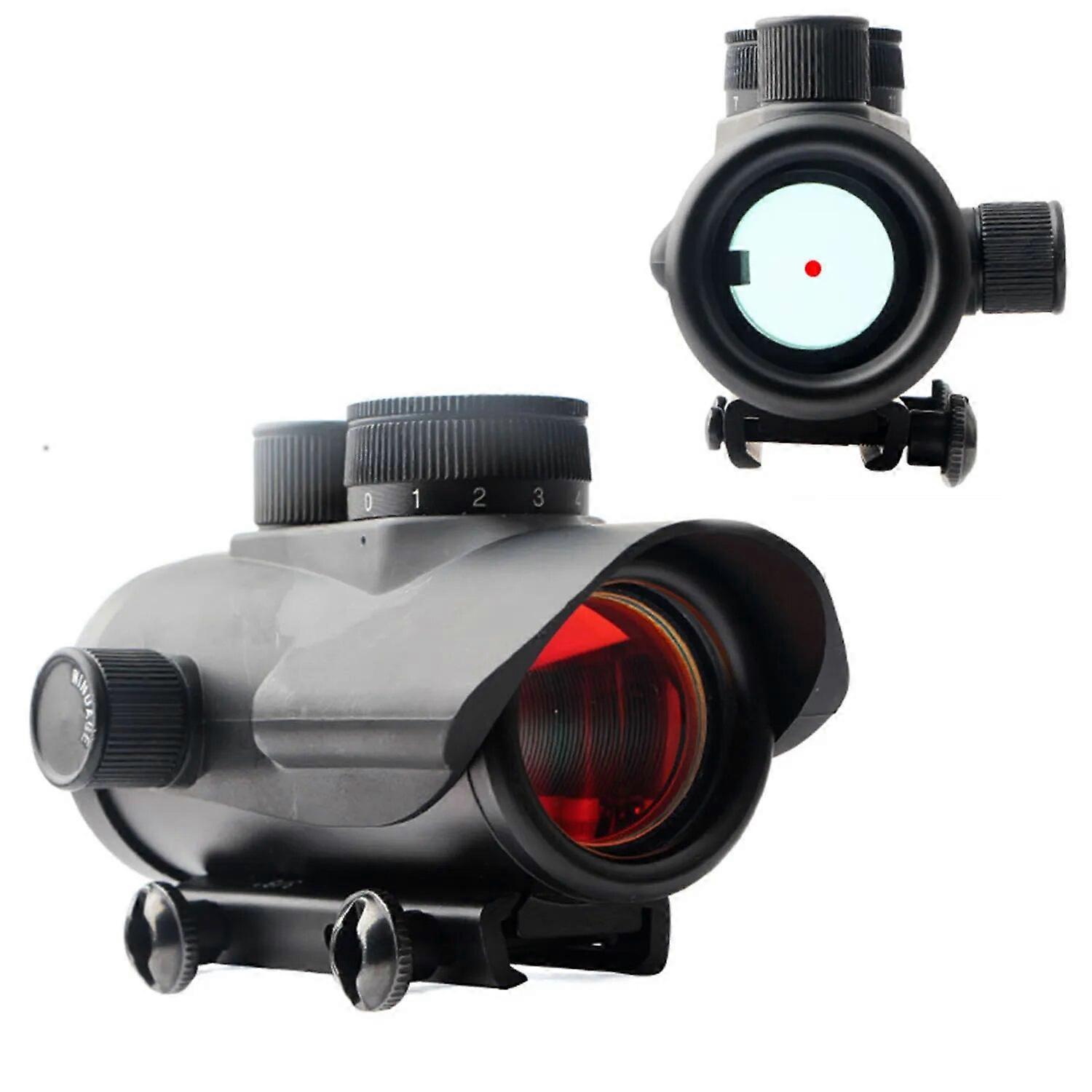 Red Dot Sight Scope الثلاثية الأبعاد 1X30 11 مم & 20 مم حائك السكك الحديدية Mount لبصريات الصيد التكتيكي