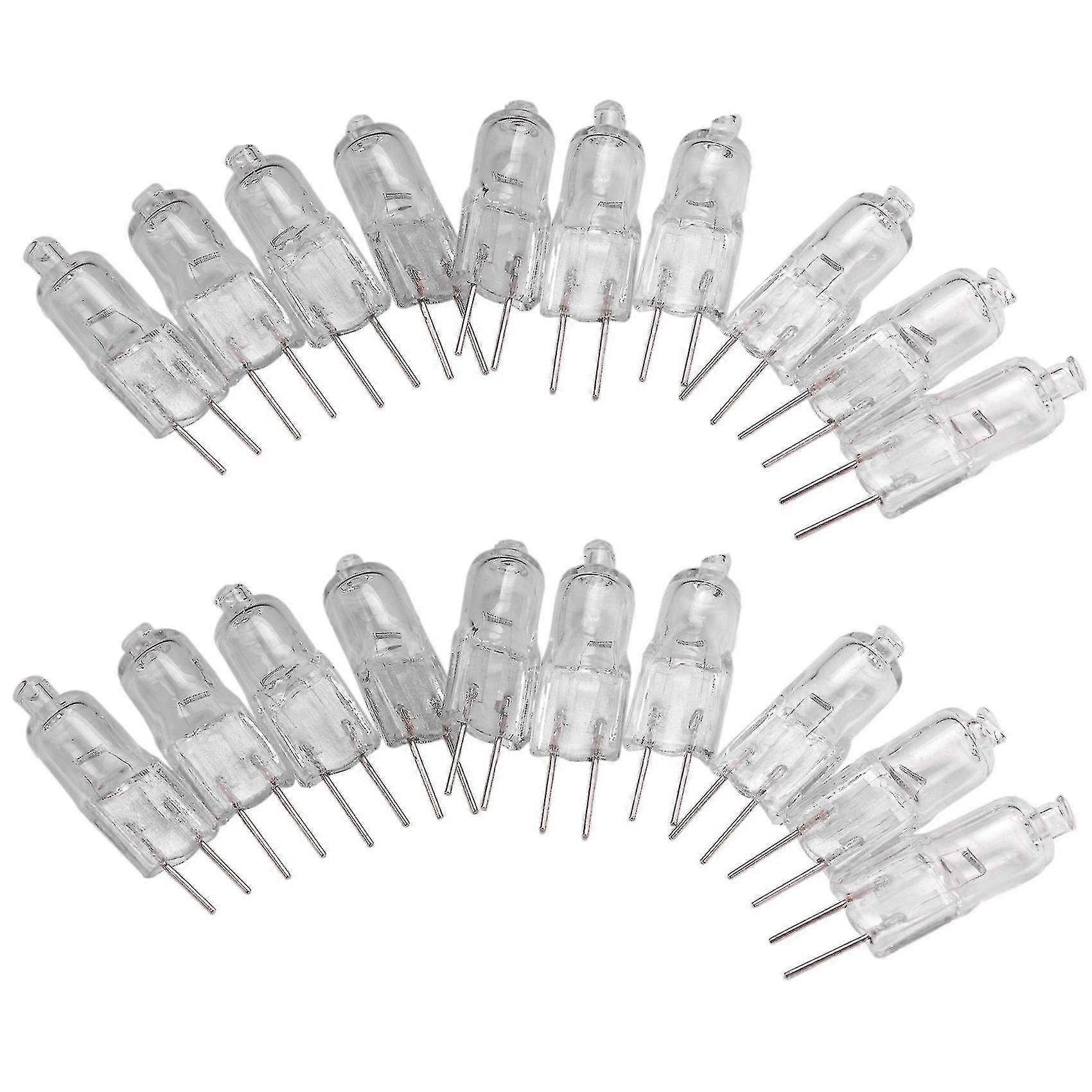 10x G4 Warm White Jc Halogen Capsule Bi-pin Light Bulb Lamp Clear