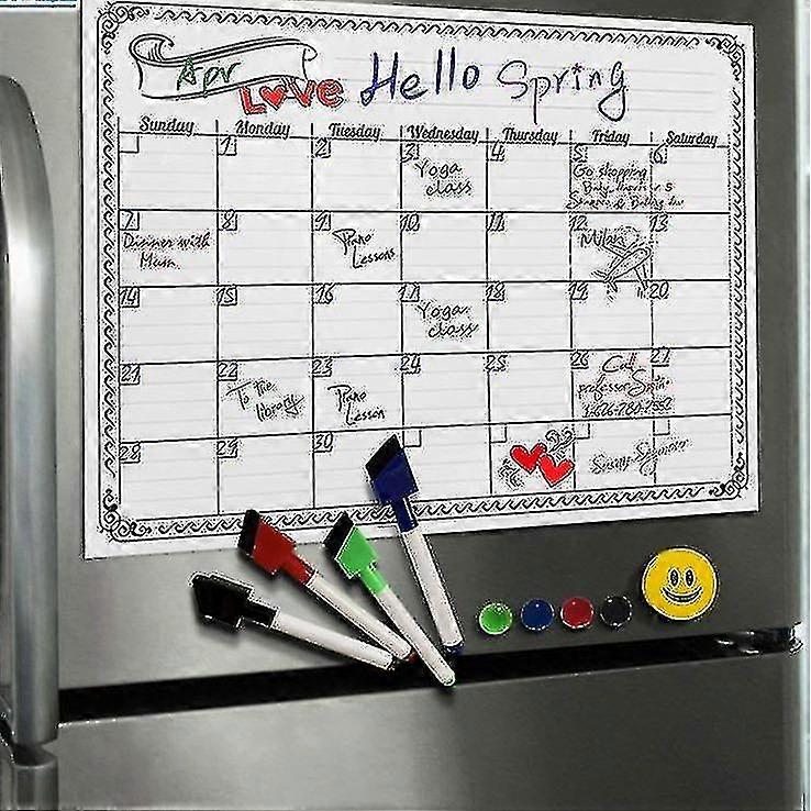 Magnetic A3 Message Board/monthly Planner Whiteboard